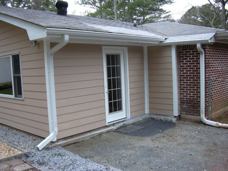 Fiber Cement Siding Installed on a house